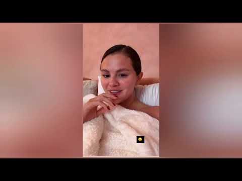 Selena Gomez Reacts After Fan Asks How She Shaves Her "Mustache"