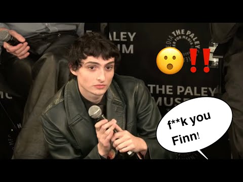Finn Wolfhard being HARASSED for 2 minutes