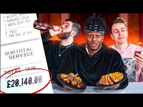 SIDEMEN WORLDS MOST EXPENSIVE MUKBANG