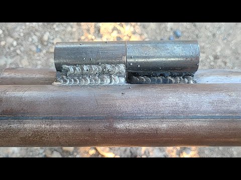 welder secrets, how to weld door hinges on round pipes | welding for beginners