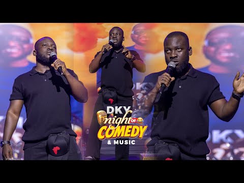 LEKZY THE COMIC TAKES US BACK! With some Standard ovation the on DKY Night of comedy and Music 2025