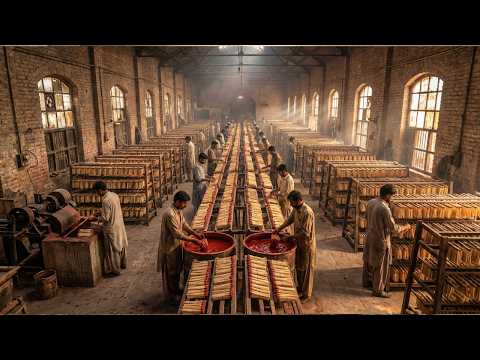 How Millions of Matchsticks Are Made Daily in a Massive 3rd World Factory!