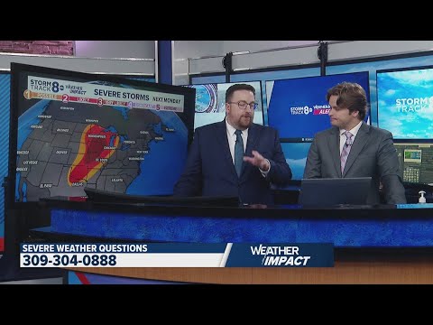 Tracking severe storm threat for Monday night: Weather Impact Alert April 28, 2025