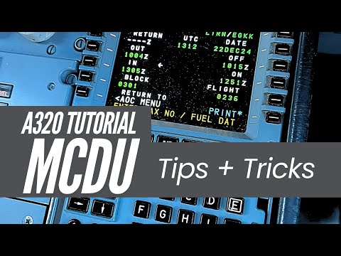TUTORIAL MCDU Tips + Tricks  |  Fenix A320  |  Real Acars  |  Real Airline Pilot
