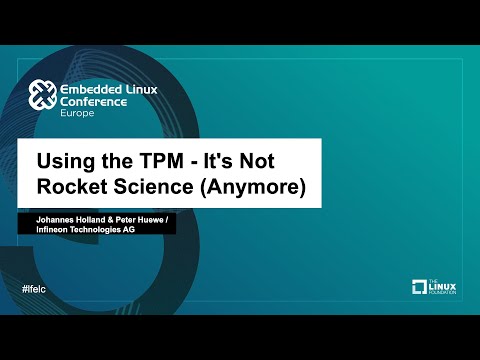 Using the TPM - It's Not Rocket Science (Anymore) - Johannes Holland & Peter Huewe