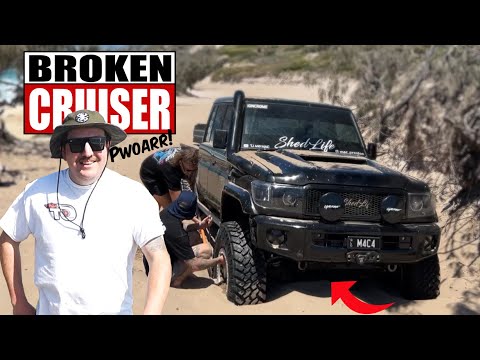 We take POOLY to Fraser Island ! (Does not go to plan..)