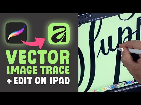 Vector Image Trace in Affinity | Convert Procreate Lettering