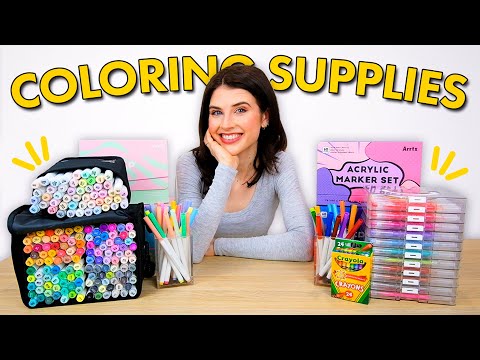 My ENTIRE Coloring Supply Collection (& My Favorite Technique for Each!)