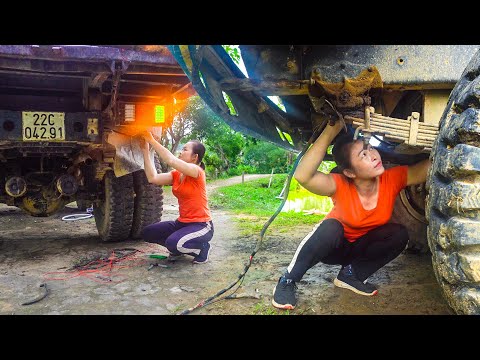 Repairs and maintains electrical lines for cars, genius girl - Duyen / Mechanical Girl