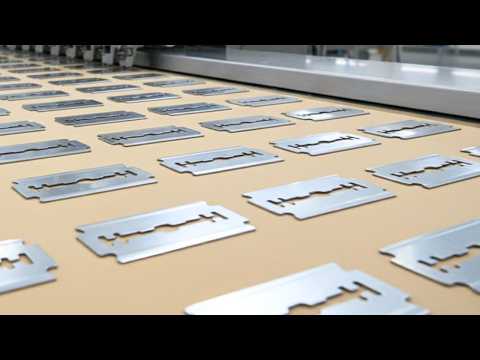 This is how razor blades are made 🔪 | Mega Factories: Mass Production