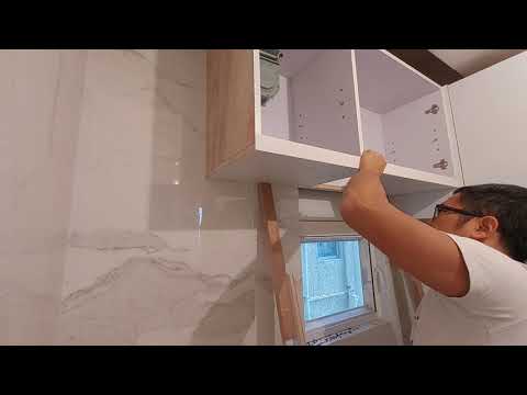 1123上吊櫃，安裝西門子抽油煙機