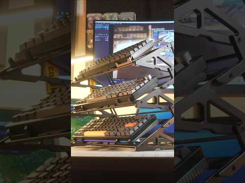 Keyboard Display Assembly #asmr #mechanicalkeyboard #desksetup #keyboarddisplay #techsetup