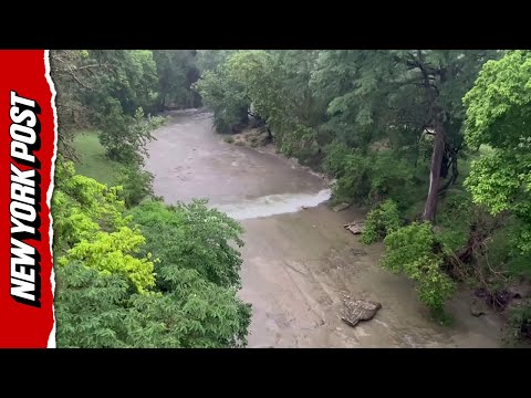 Shocking video shows how quickly the Texas flood waters rose over 20 feet in as little as 37 minutes