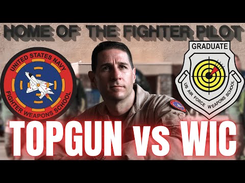 What's the Difference? Navy TOPGUN vs. Air Force Weapons School (WIC)