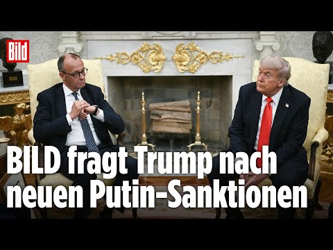 Paul Ronzheimer im Oval Office: BILD fragt Trump nach neuen Putin-Sanktionen