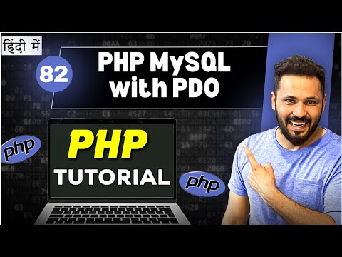 Php Tutorial in Hindi #82 Connect PHP and  MySQL With PDO | PHP data Object