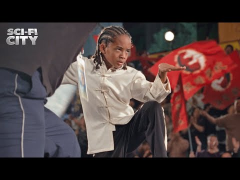 Dre's Tornado Kick Defeats His Rival | The Karate Kid (Jaden Smith)