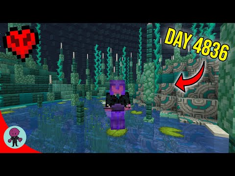 Day 4836 - The Cyan Dimension - A Hardcore Minecraft Livestream