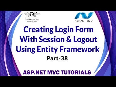 38 | Creating Login form, Logout Using Session And Entity Framework In ASP.NET MVC (Hindi/Urdu)
