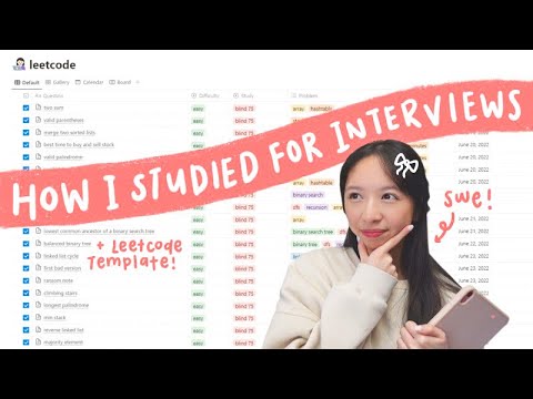 how i studied leetcode π» + notion template | from an aws software engineer!