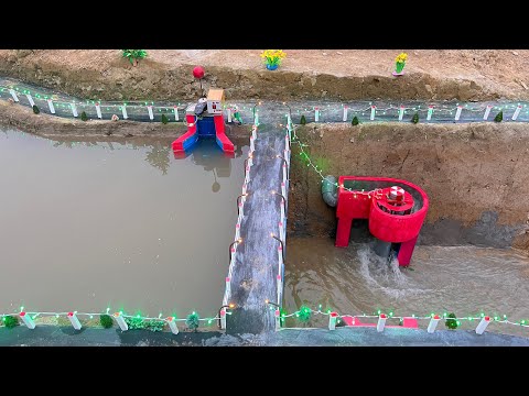 Unique mini hydropower design with one units