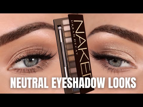 2 Neutral Everyday Eyeshadow Looks | Urban Decay Naked Palette Tutorial