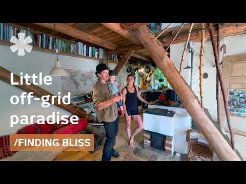 Couple builds own home & farm paradise with little money + inspiring work