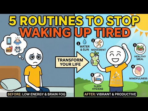 Stop Waking Up Tired: 5 Simple Daily Routines to Fix Your Energy