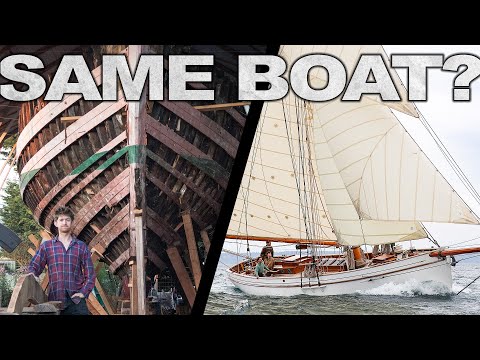 After a 7 year rebuild, is Tally Ho the same boat that was launched in 1910?