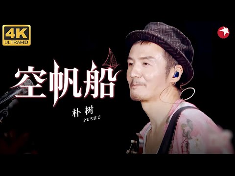 【4K珍藏】朴树一开口，舞台变成了远方！《空帆船》现场版太震撼，听完灵魂都飞走了！#朴树 #青春歌会 clip