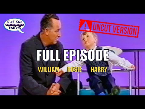 KIDS SAY THE FUNNIEST THINGS - UNCUT - Michael Barrymore FULL EPISODE - William, Rosie & Harry
