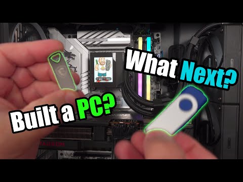 What To Do AFTER Building a Gaming PC - BIOS, Drivers & Windows 11 Install!