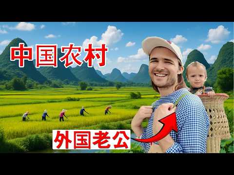 Western husband visits Chinese countryside! | 外国人在中国农村喂鸡做饭炸酥肉!直呼中国农村太好了！