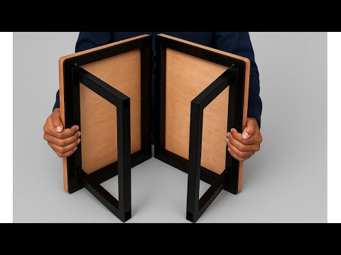 DIY Smart Folding Metal Table – A Brilliant Craftsman Idea You Must See!