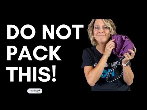Travel Gear to NOT Fly With (What not to pack)