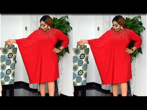How to make STYLISH ONE- SIDE BUBU DRESS
