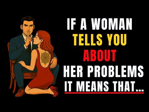 IF A WOMAN TELLS YOU HER PROBLEMS IT MEANS.... | Stoicism | The Stoic Spirit