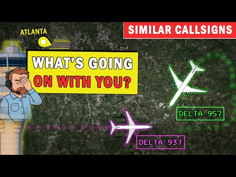 Pilots Making Errors at Busy Atlanta | Terrible Phraseology + Similar Callsigns!