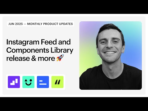 Monthly Product Update 🚀 + New Component + Library Beta!