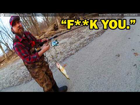 Angler is PISSED to be Receiving a Fishing Citation - Ohio
