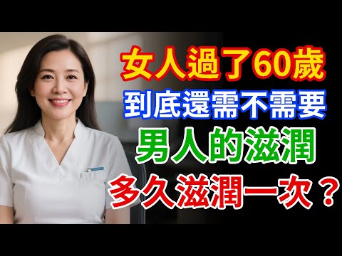 女人過了60歲，還需要男人的滋潤嗎？多久親密一次比較好？打破傳統固有認知，再難為情也要了解！