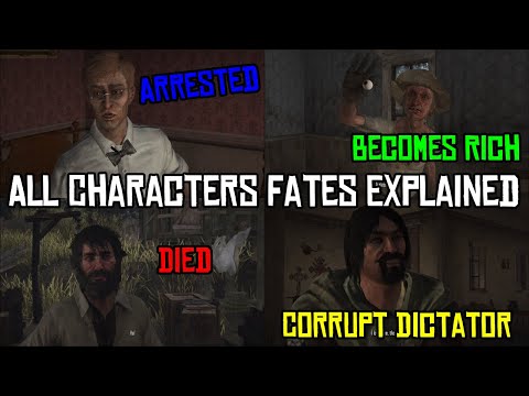 What Happened To All The Red Dead Characters After The Story? Their Fates -Red Dead Lore Explained