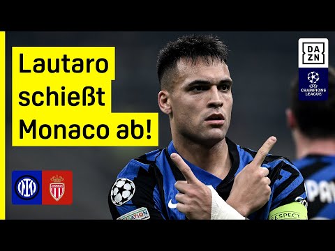 Wieder zu Null - Lautaro trifft dreifach: Inter Mailand - AS Monaco | UEFA Champions League | DAZN