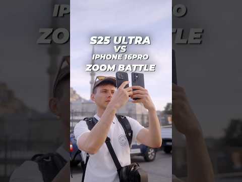 S25 Ultra vs iPhone 16Pro - Maximum Zoom Camera Comparison Test!