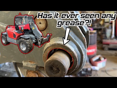 Tiny Telehandler needs some attention! Weidemann T4512