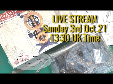 Making the Da Vinci Clock Kit - Livestream