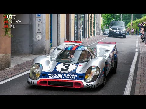 1970 Porsche 917 K Startup & Driving - Villa d'Este 2023