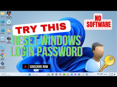 how to reset forgotten windows password