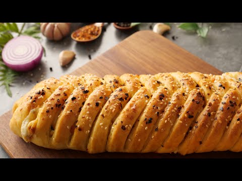 Make This Easy Braided Chicken Bread Without Oven Recipe By Food Fusion