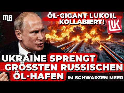 SENSATION! PUTINS ÖL-GIGANT LUKOIL vor dem KOLLAPS! VERHEERENDE ANGRIFFE auf RUSSISCHE ÖL-HÄFEN!